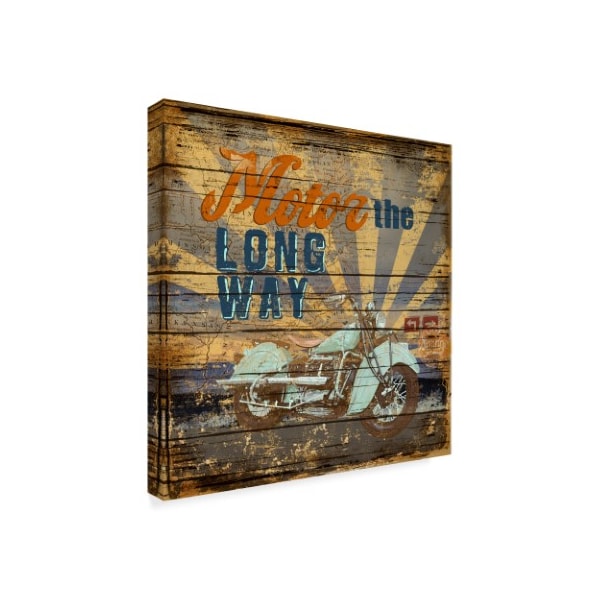 Art Licensing Studio 'Motor The Way' Canvas Art,14x14